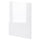 METOD 1 front for dishwasher, Voxtorp high-gloss/white, 60 cm