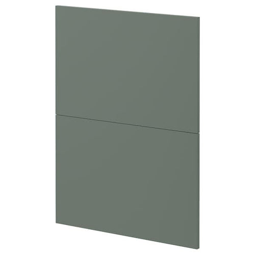 METOD - 2 fronts for dishwasher, Bodarp grey-green, 60 cm