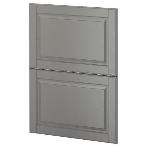 METOD - 2 fronts for dishwasher, Bodbyn grey, 60 cm