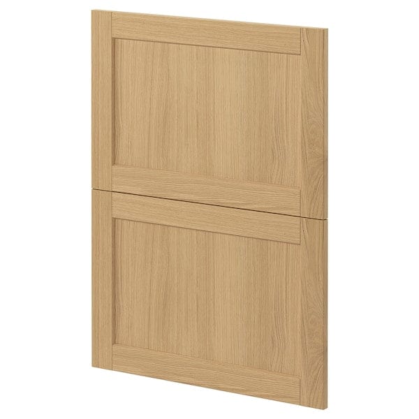 Ikea METOD - 2 fronts for dishwasher, Forsbacka oak, 60 cm