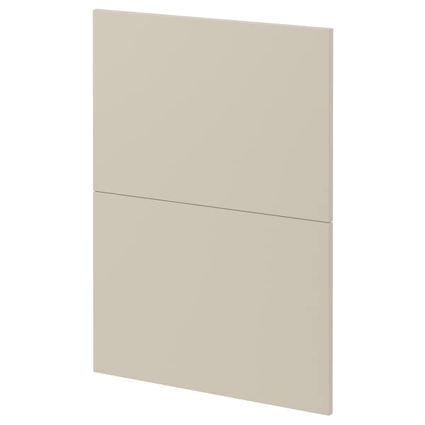 METOD - 2 fronts for dishwasher, Havstorp beige, 60 cm - best price from Maltashopper.com 59449724