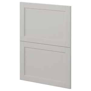 METOD - 2 fronts for dishwasher, Lerhyttan light grey, 60 cm - best price from Maltashopper.com 59449776