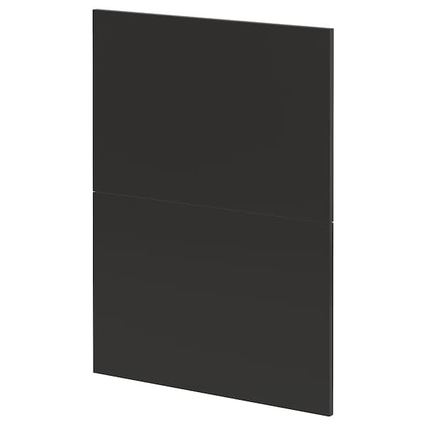 Ikea METOD - 2 fronts for dishwasher, Nickebo/matt anthracite, 60 cm