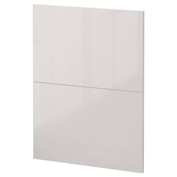 METOD - 2 fronts for dishwasher, Ringhult light grey , 60 cm