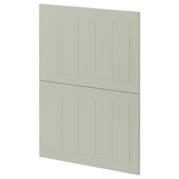 METOD - 2 fronts for dishwasher, Stensund light green, 60 cm