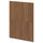 METOD - 2 fronts for dishwasher, Tistorp brown walnut effect, 60 cm