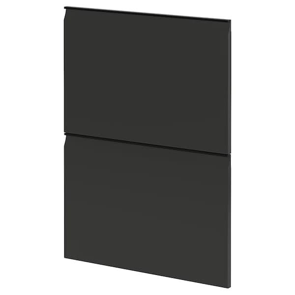 METOD - 2 fronts for dishwasher, Upplöv matt anthracite, 60 cm