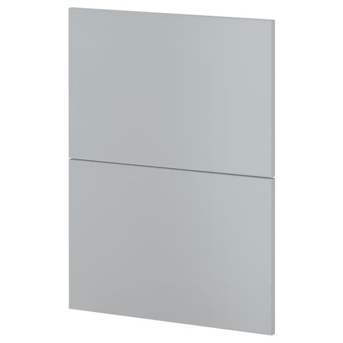 METOD - 2 fronts for dishwasher, Veddinge grey, 60 cm