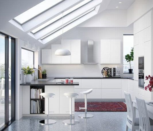 Ikea METOD - 2 fronts for dishwasher, Voxtorp matt white, 60 cm