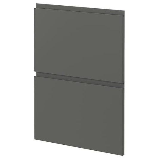 Ikea METOD - 2 fronts for dishwasher, Voxtorp dark grey, 60 cm