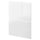 METOD 2 fronts for dishwasher, Voxtorp high-gloss/white, 60 cm