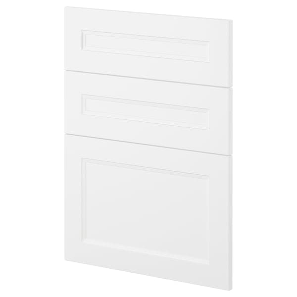 Ikea METOD - 3 fronts for dishwasher, Axstad matt white, 60 cm