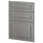 METOD - 3 fronts for dishwasher, Bodbyn grey , 60 cm