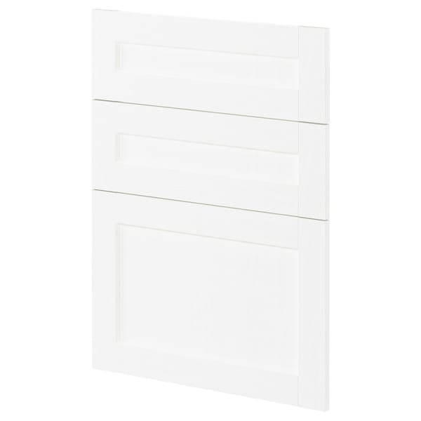 Ikea METOD - 3 fronts for dishwasher, Enköping white/wood effect, 60 cm