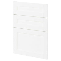 METOD 3 fronts for dishwasher, Enköping white/wood effect, 60 cm