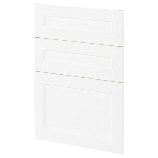 Ikea METOD - 3 fronts for dishwasher, Enköping white/wood effect, 60 cm