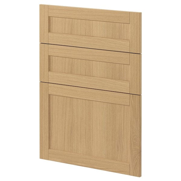 Ikea METOD - 3 fronts for dishwasher, Forsbacka oak, 60 cm