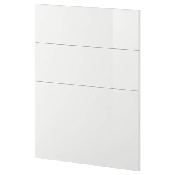 METOD - 3 fronts for dishwasher, Ringhult white, 60 cm - best price from Maltashopper.com 09449892
