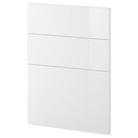 METOD 3 fronts for dishwasher, Ringhult white, 60 cm