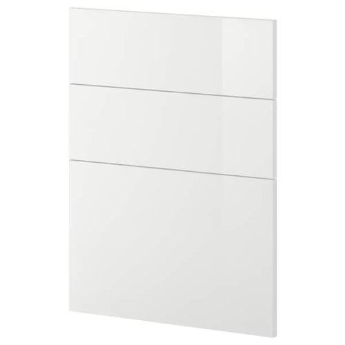 METOD - METOD 3 fronts for dishwasher, Ringhult white, 60 cm