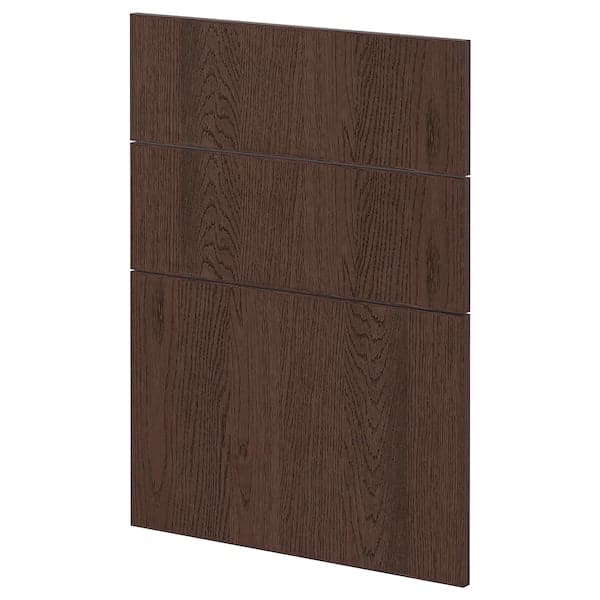 Ikea METOD - 3 fronts for dishwasher, Sinarp brown , 60 cm