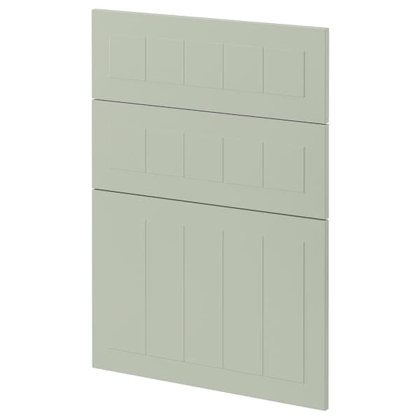 METOD - 3 fronts for dishwasher, Stensund light green, 60 cm