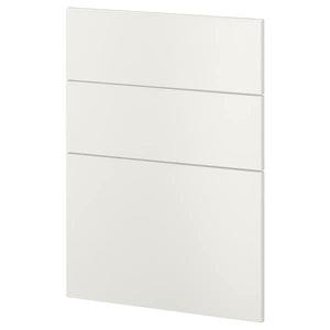 Ikea METOD - 3 fronts for dishwasher, Veddinge white , 60 cm