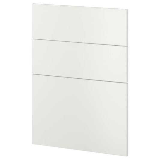 Ikea METOD - 3 fronts for dishwasher, Veddinge white , 60 cm