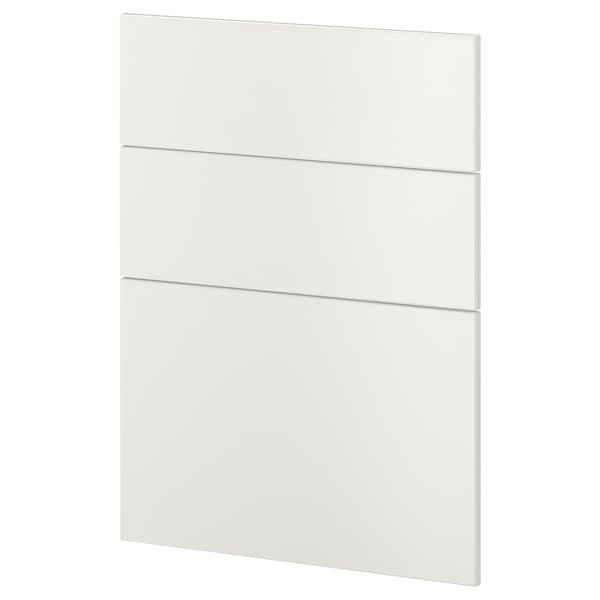 METOD - 3 fronts for dishwasher, Veddinge white , 60 cm