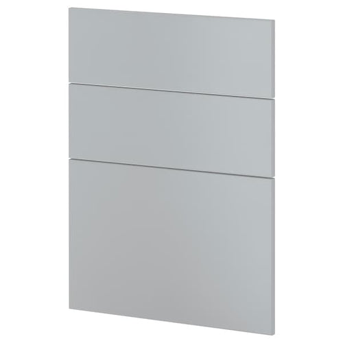 METOD - 3 fronts for dishwasher, Veddinge grey , 60 cm