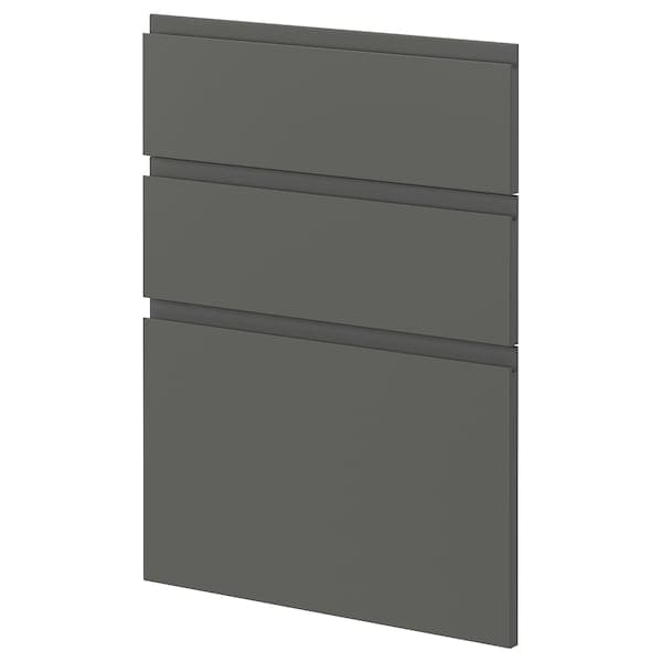 Ikea METOD - 3 fronts for dishwasher, Voxtorp dark grey , 60 cm