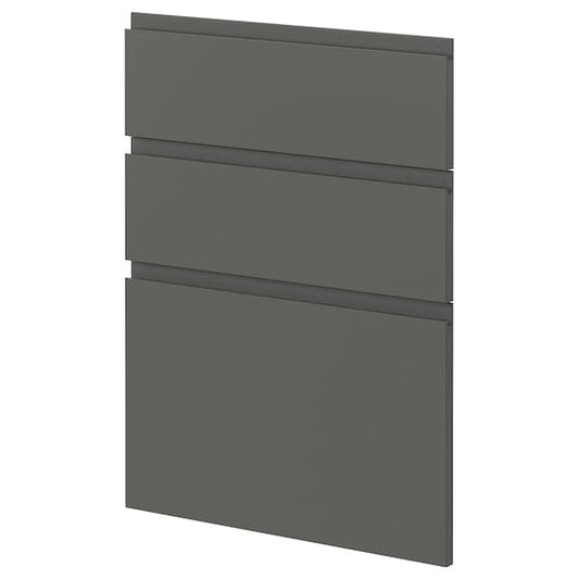 Ikea METOD - 3 fronts for dishwasher, Voxtorp dark grey , 60 cm