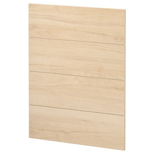 METOD - 4 fronts for dishwasher, Askersund light ash effect, 60 cm