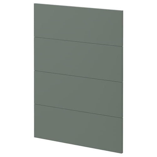 METOD - 4 fronts for dishwasher, Bodarp grey-green, 60 cm