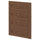 METOD 4 fronts for dishwasher, Enköping brown/walnut effect, 60 cm