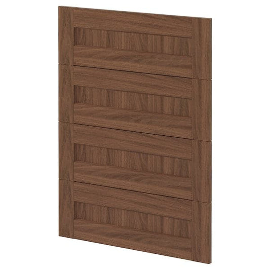 Ikea METOD - 4 fronts for dishwasher, Enköping brown/walnut effect, 60 cm