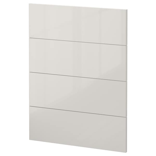 Ikea METOD - 4 fronts for dishwasher, Ringhult light grey , 60 cm