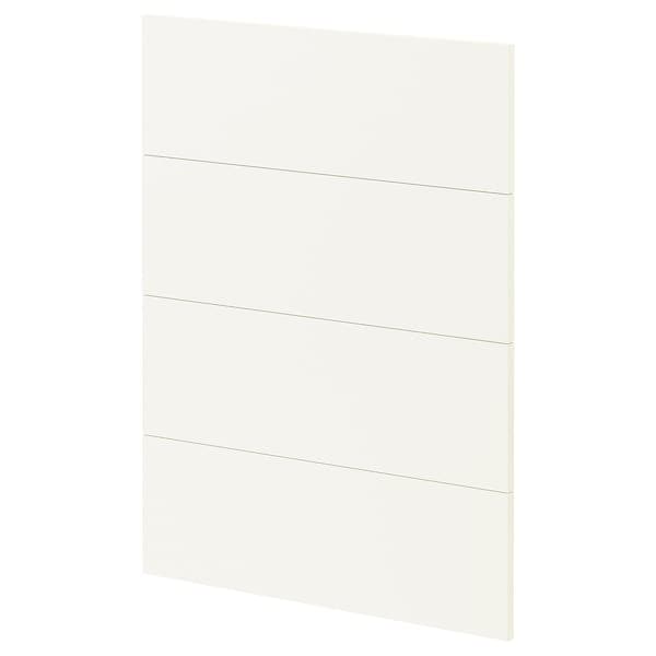 Ikea METOD - 4 fronts for dishwasher, Vallstena white, 60 cm