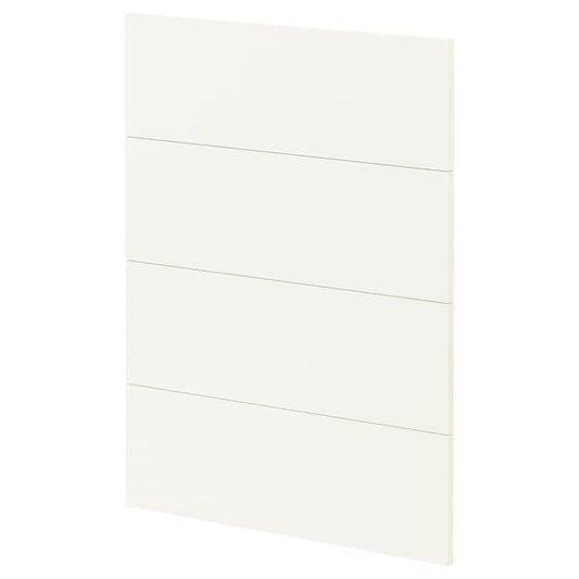Ikea METOD - 4 fronts for dishwasher, Vallstena white, 60 cm