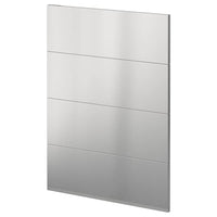 METOD - 4 fronts for dishwasher, Vårsta stainless steel , 60 cm - best price from Maltashopper.com 69450038