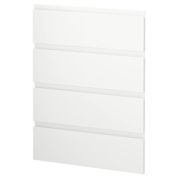 Ikea METOD - 4 fronts for dishwasher, Voxtorp matt white, 60 cm