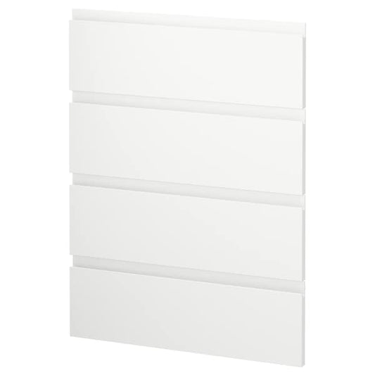 Ikea METOD - 4 fronts for dishwasher, Voxtorp matt white, 60 cm