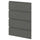METOD - 4 fronts for dishwasher, Voxtorp dark grey, 60 cm