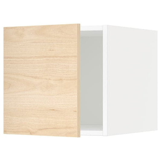 Ikea METOD - Top cabinet, white/Askersund light ash effect, 40x40 cm