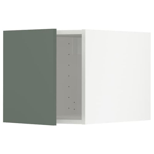 METOD - Top cabinet, white/Bodarp grey-green, 40x40 cm