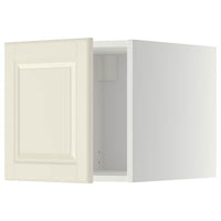 METOD top cabinet, white/Bodbyn off-white, 40x40 cm