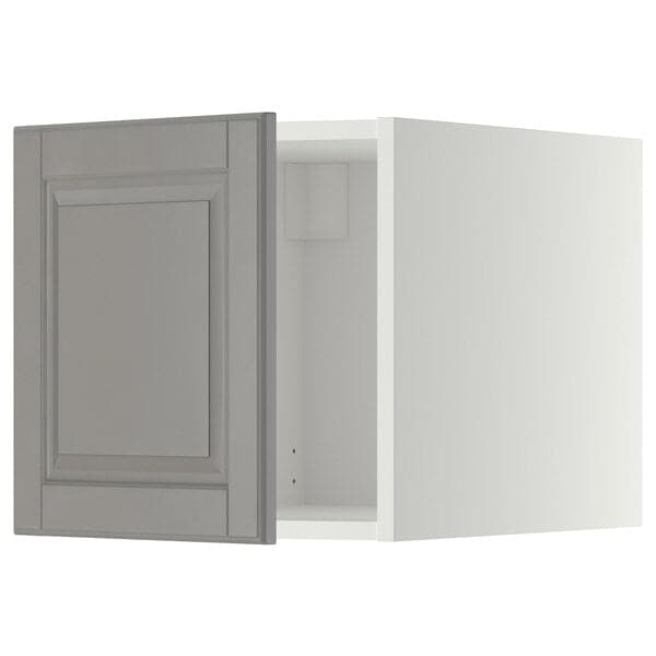 METOD - Top cabinet, white/Bodbyn grey, 40x40 cm