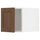 METOD - METOD Top cabinet, white Enköping/brown walnut effect, 40x40 cm