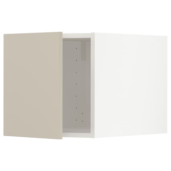 Ikea METOD - Top cabinet, white/Havstorp beige, 40x40 cm