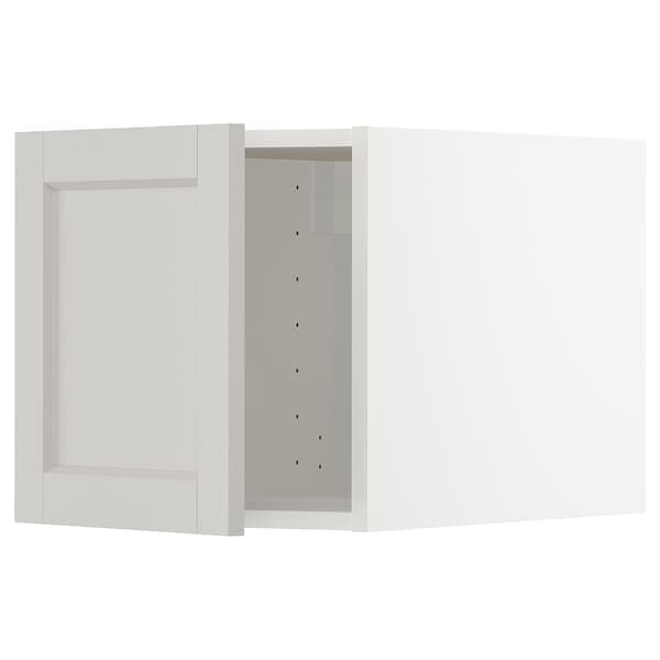 METOD - Top cabinet, white/Lerhyttan light grey , 40x40 cm - best price from Maltashopper.com 49467407